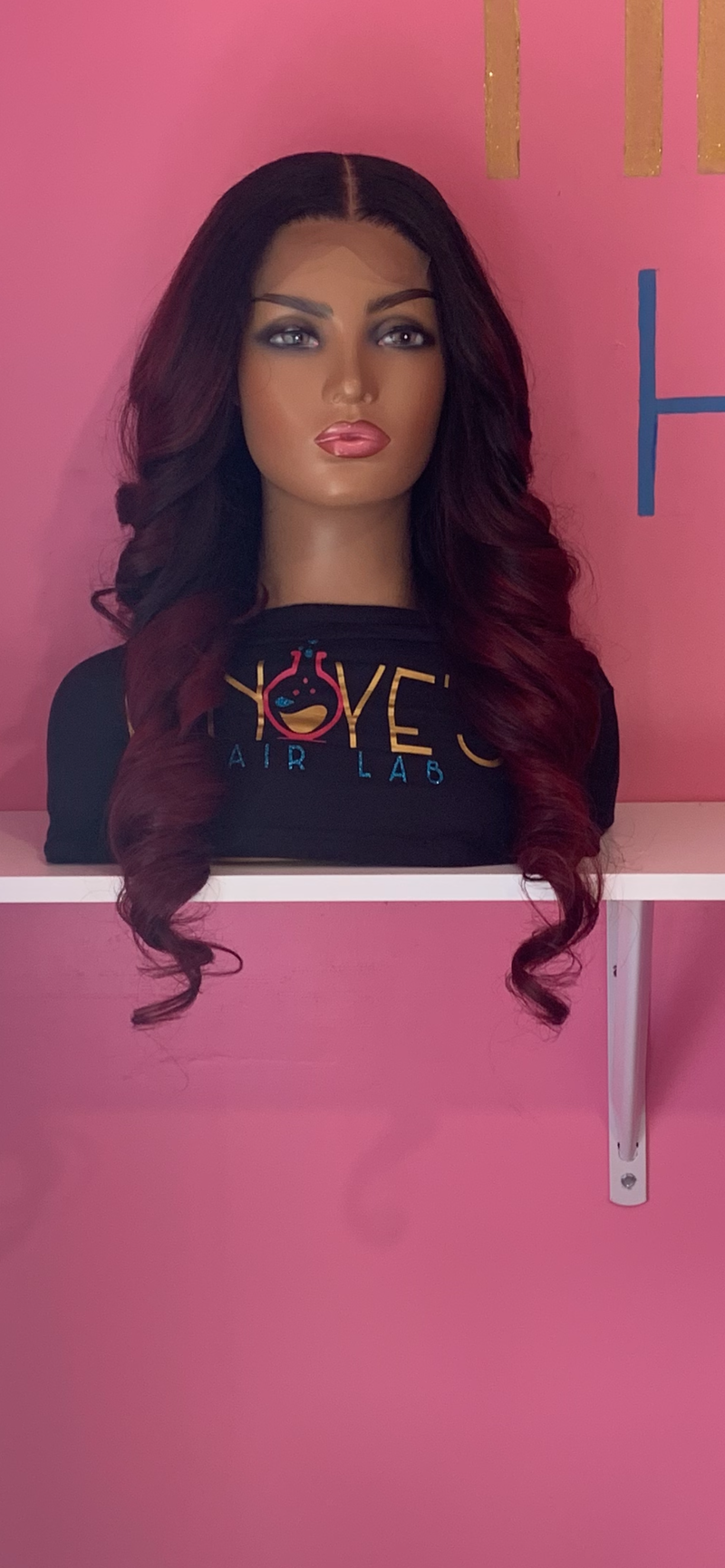 Nina with a dash of red